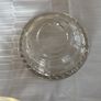 Mid-Century Modern Clear Glass Lidded Sugar Bowl / Candy Dish Image 6
