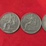 Italia 1 Lira pieces 2 from 1928 (rare year) and 1 from 1922 Image 2