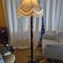Vintage  Large Tall Lamp with Large Shade Image 2