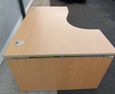 Corner Desk with locker