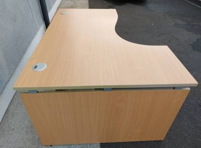 Corner Desk with locker