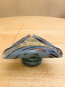 Vintage Art Glass Ashtray
