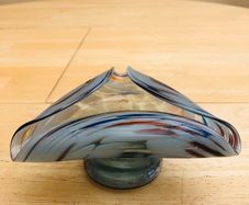Vintage Art Glass Ashtray