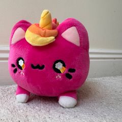 Aurora Tasty Peach Meowchi Kawaii Berry Sunset Plush Soft Toy Stuffed Animal approx. 8" Used Please see photos