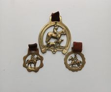 antique Horse medallions