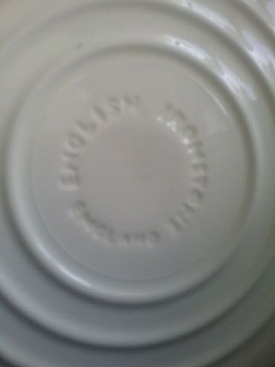 English Ironstone Pottery Blue/White Wares