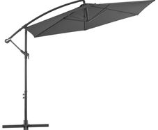 Cantilever Umbrella with Aluminium Pole 300 cm Anthracite