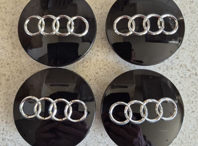 4 x  Audi Caps (68mm) Free Post