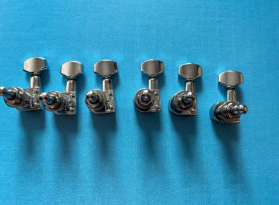Electric Guitars Machine Head tuners 6 line chrome Jackson fender Stratocaster telecaster esp Ibanez electric guitars parts accessories