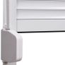 Roller Shutter Aluminium 160x150 cm White Image 5