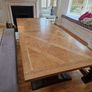 Dining room table and matching benches Image 10