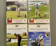 4 Golf DVDs