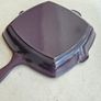 Le Creuset cassis purple cast iron square Grillit Grill pan Image 3