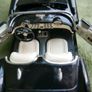 Vintage Bburago Chevrolet Corvette 1957 Convertible Black And White 1/18 Scale Image 6