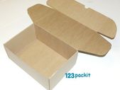 Lot of 5 LARGE all brown e-commerce Shipping Boxes Eco-Friendly cardboard retail box for online shop, online retail kraft Size Large 38 cm x 26 cm x 16 cm