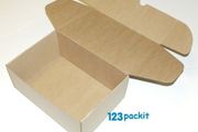 Lot of 5 LARGE all brown e-commerce Shipping Boxes Eco-Friendly cardboard retail box for online shop, online retail kraft Size Large 38 cm x 26 cm x 16 cm