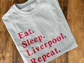 Eat Sleep Liverpool Repeat , Liverpool Tshirt, Liverpool Football, Liverpool FC, LFC, Unisex