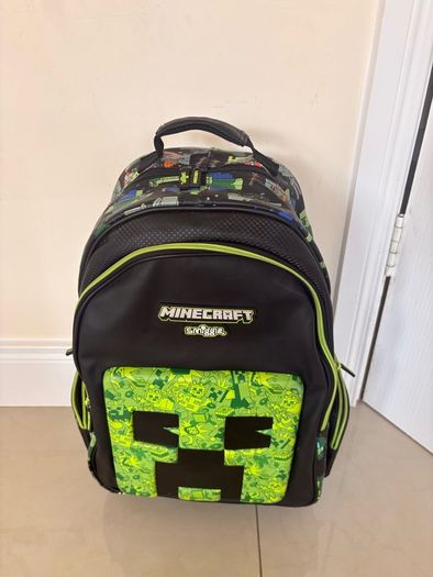 Smiggle Minecraft Trolley Backpack School Bag