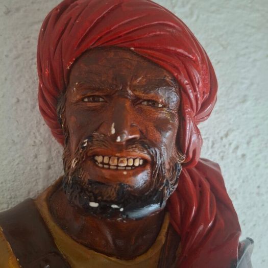 1960s Bossons 'Pathan' Chalkware Wall Plaque