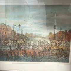 Watercolour of O'Connell Bridge