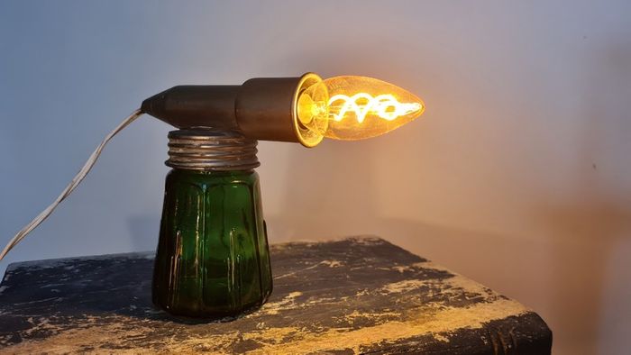 Antique Blowtorch Lamp
