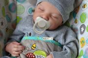 Reborn Dolls Boy - 18 Inches Handmade Washable Reborn Babies Soft Vinyl Body with Anatomically Correct, Reborn Baby Doll Looks Like a Real Baby (FREE SHIPPING)
