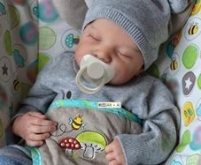 Reborn Dolls Boy - 18 Inches Handmade Washable Reborn Babies Soft Vinyl Body with Anatomically Correct, Reborn Baby Doll Looks Like a Real Baby (FREE SHIPPING)