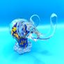 Vintage Murano Style Art Glass Elephant Paperweight Image 8