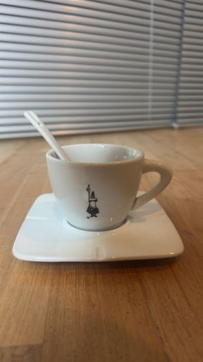 Bialetti 6oz Coffee Cups and Saucers, Set of 2