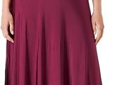 Women's long dress with V-neck and A-line from Comma, size M (EU 38).