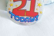 21st Birthday Badge (large)