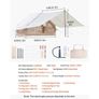 Inflatable Tent for Camping 3-5 Person Glamping Tent with Pump Canopy Image 2