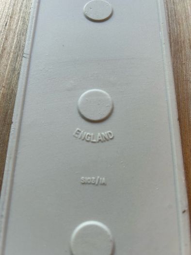 Vintage Porcelain Push Finger Plate
