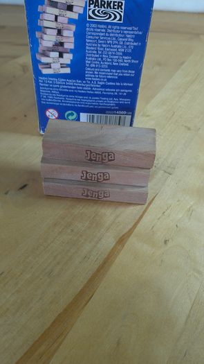 Jenga Original Hardwood Wooden Block Stacking Game Parker Hasbro Classic Family Party 5 Plus