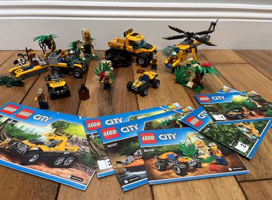 LEGO 60159 Jungle Halftrack Mission 100% Complete w/ Instructions & Figs