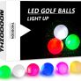 Led Golf Balls Glow Golf Balls, Flashing Glowing Golf Ball, Night Glow Flash Light up, Long Lasting Bright Night Sports, 6 Colors for Your Choice Image 2