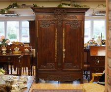 Antique French Oak Armoire / Press