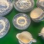 37 piece vintage willow dinner set Image 3