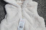 girls f&amp;f fluffy gilet 18-24