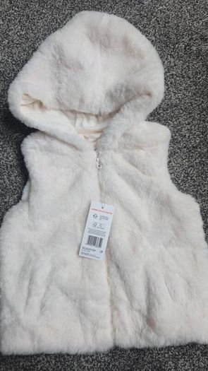 girls f&f fluffy gilet 18-24