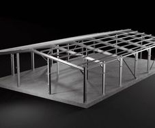 Galvanised sheds