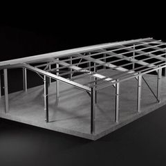 Galvanised sheds