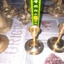 Beautiful Old Pair of Brass Candlesticks, Postage Available, Image 4