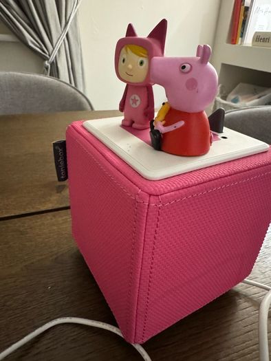 Pink Toniebox with 2 free Tonies