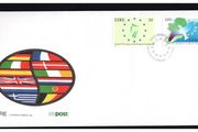1990 Ireland Ireland's Presidency of the European Communities &amp; European Year of Tourism Commemorative Stamps An Post First Day Cover (FDC)