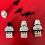 Lego Star Wars Minifigures Imperial Stormtrooper black head dotted mouth Image 3