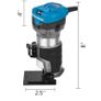 800W Max Torque Variable Speed 30,000RPM Compact Router with Collets 6.4 mm & 9.5 mm 1 x Plunge Base & 1 x Tilt Base 220V Image 2