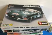 Model Car Jaguar Etype Metal  Kit Burago 1/18