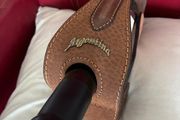 Leather Wine Bottle Holder /Caddy Carrier /Pourer
