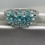 Sterling silver 925 ring with Blue Apatite Image 4